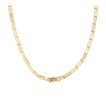 18K Yellow Gold Choker Necklace