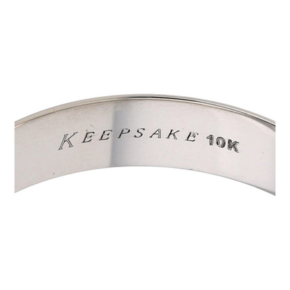 10K White Gold Band
