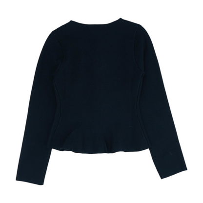 Black Cardigan Sweater