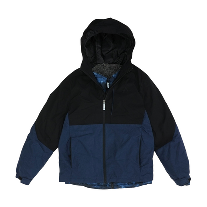 Black Color Block Jacket