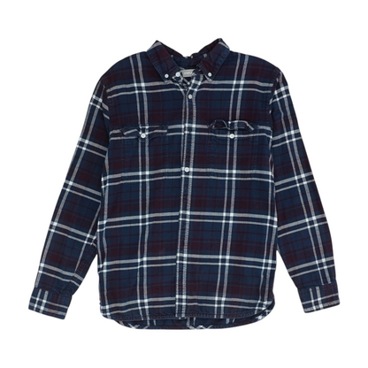 Multi Plaid Flannel Button Down