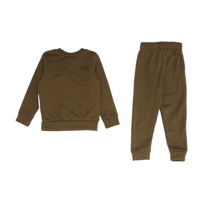 Brown Color Block Set