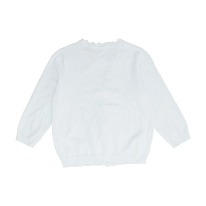 White Cardigan Sweater