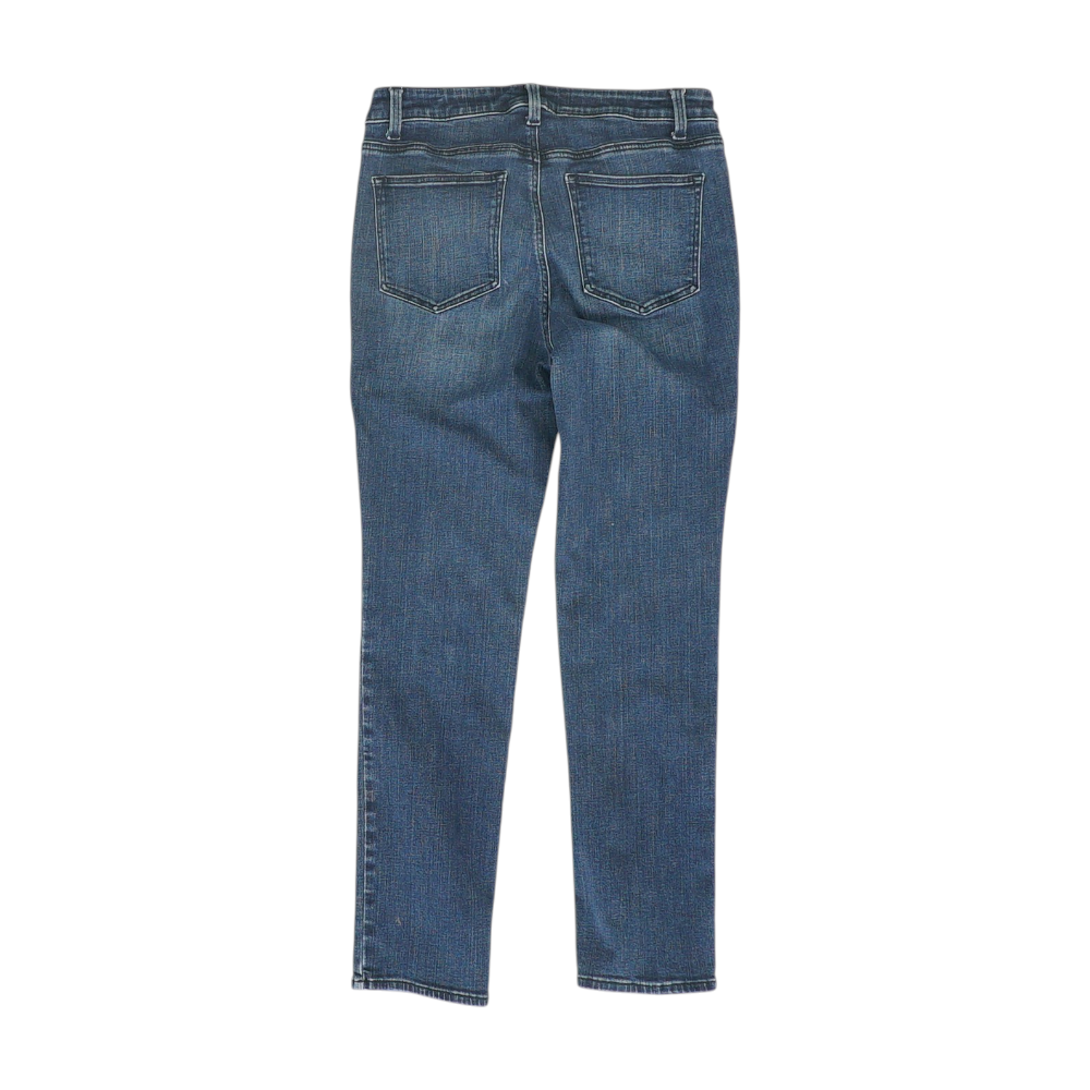 Blue Petite Straight Jeans