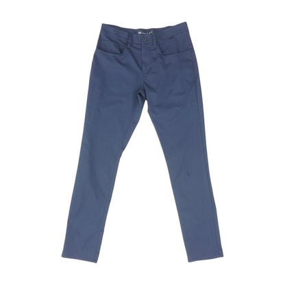 Navy Solid Five Pocket Pants