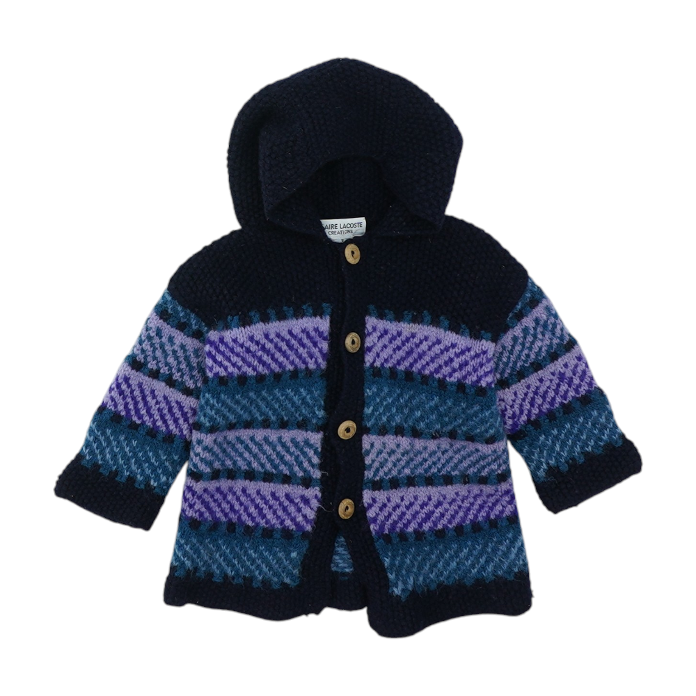 Multi Color Block Cardigan Sweater