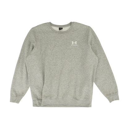 Gray Solid Sweatshirt Pullover