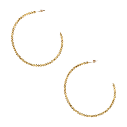 14K Yellow Gold Hoop Earrings