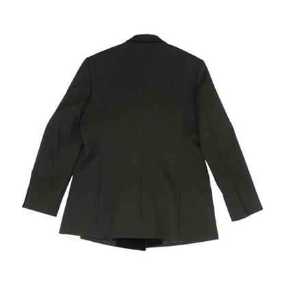 Black Solid Blazer