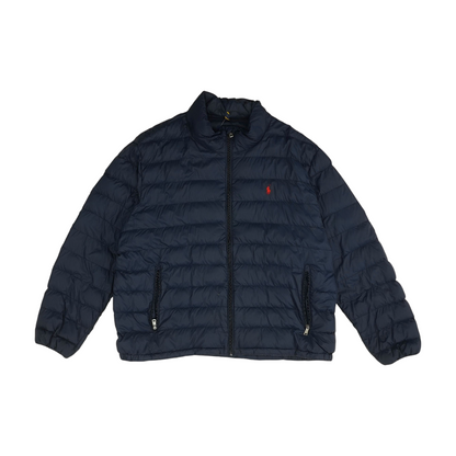 Navy Big & Tall Solid Jacket