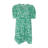 Green Floral Mini Dress