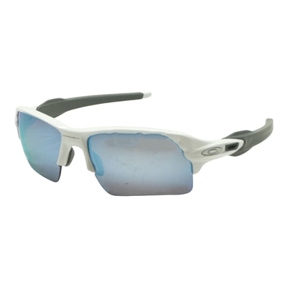 White Flak 2.0 Sport Sunglasses