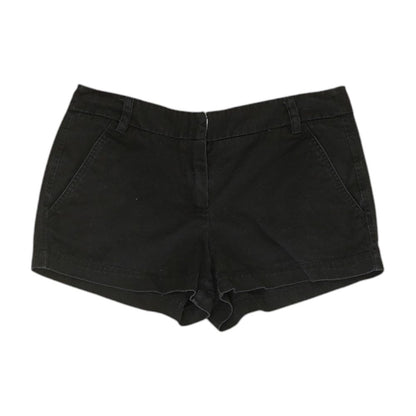 Black Solid Chino Shorts