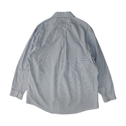 Blue Check Long Sleeve Button Down