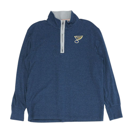 Blue St. Louis Blues 1/4 Zip Pullover