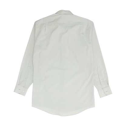 Gray Solid Long Sleeve Button Down