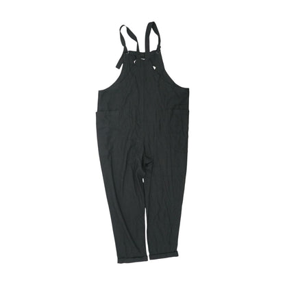 Black Solid Jumpsuit