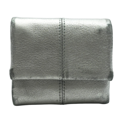 Silver Compact Wallet