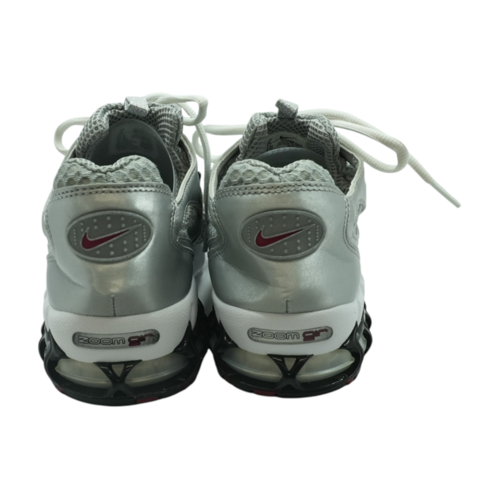 Nike Air Zoom Spiridon Cage 2 Metallic Silver Low-Top Athletic Shoes – Image 2
