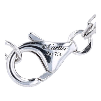 Cartier 18K White Gold Diamond Pendant Necklace – Image 5
