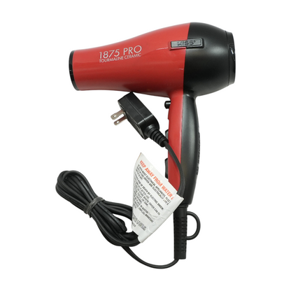 Red 1875 Pro Tourmaline Ceramic Blow Dryer