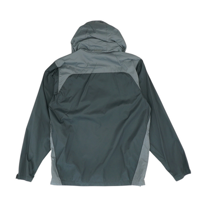 Black Color Block Rain Jacket