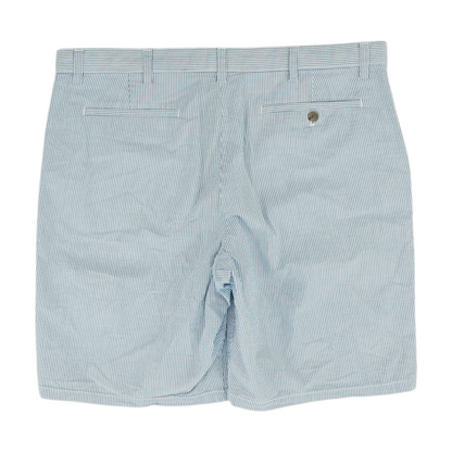 Blue Striped Chino Shorts