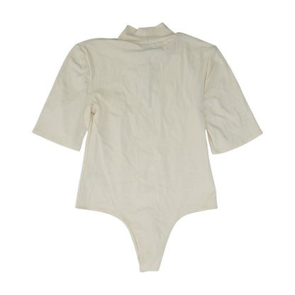 Beige Turtleneck T-Shirt