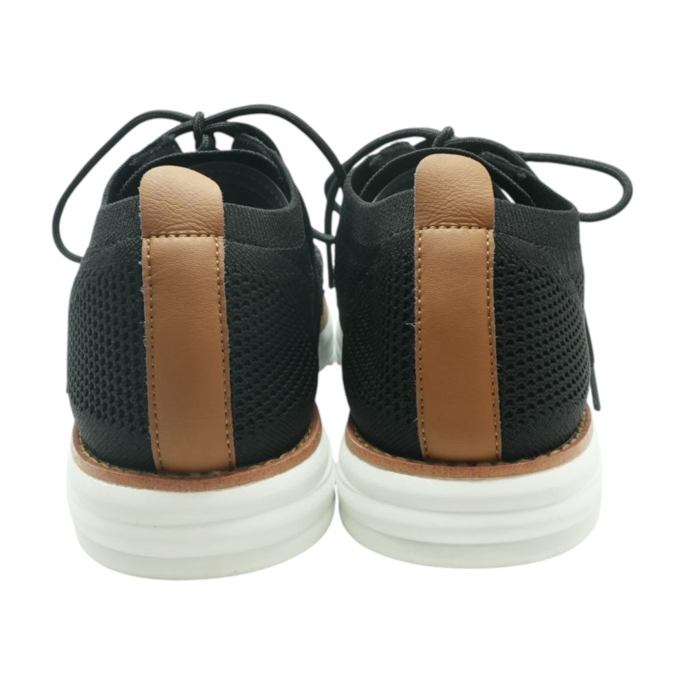 Black Lace-Up Dress Shoes