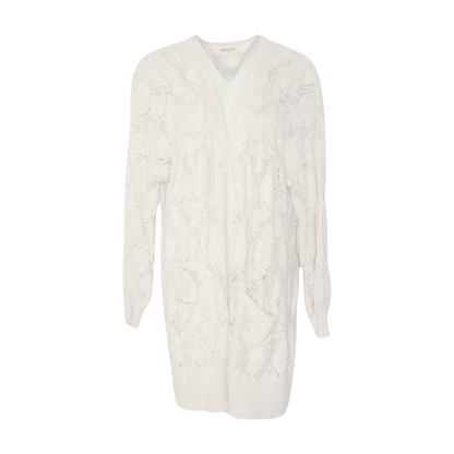 White Cardigan Sweater