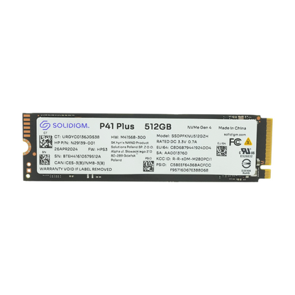 512GB P41 Plus Internal NVMe SSD