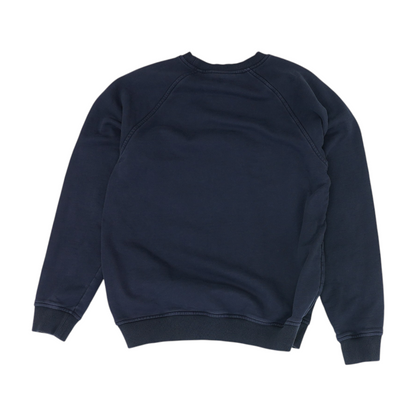 Navy Solid Sweatshirt Pullover
