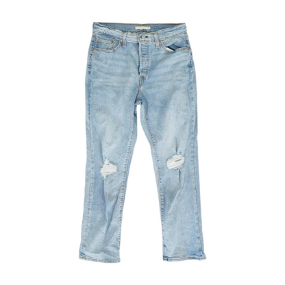 Blue Straight Jeans