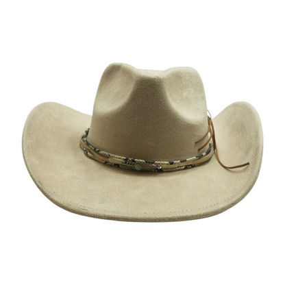 Beige Western Hat