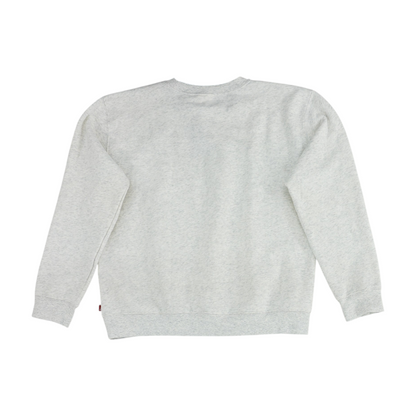 Gray Solid Sweatshirt Pullover