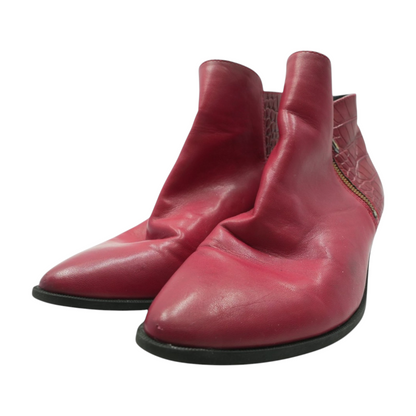 Red Ankle Boots