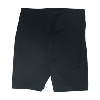 Black Solid Active Shorts