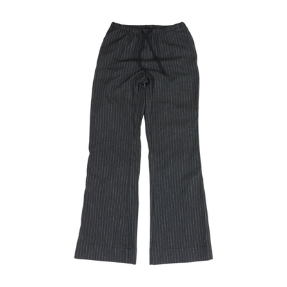 Charcoal Striped Regular Pants