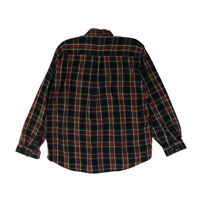 Multi Plaid Flannel Button Down