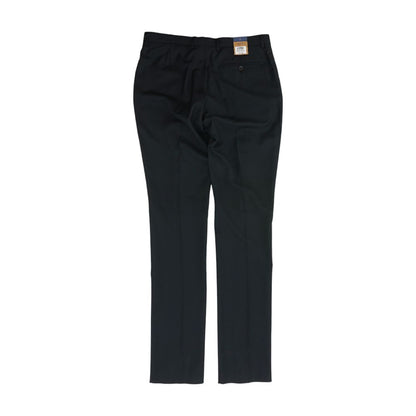 Black Solid Dress Pants