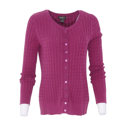 Mauve Cardigan Sweater