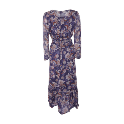 Navy Floral Maxi Dress