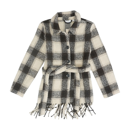 Brown Plaid Coat