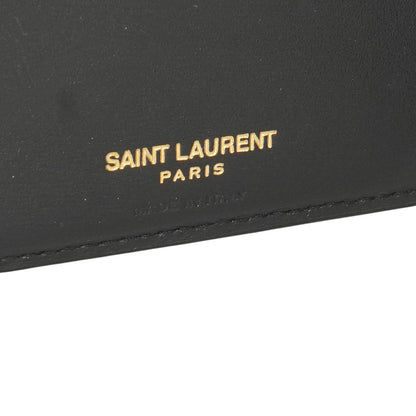 Tiny Cassandre East West Wallet in Leather