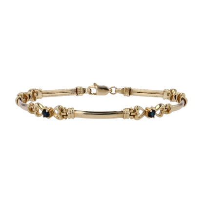 14K Yellow Gold Chain Bracelet