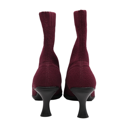 Burgundy Ankle Boots