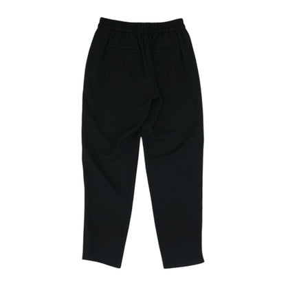 Black Solid Pants