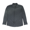 Black Solid Long Sleeve Button Down
