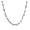 GLD Costume Cubic Zirconia Tennis Necklace – Image 1