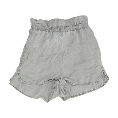 Gray Solid Knit Shorts